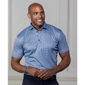 Collars & Co. Semi-Spread Collar Short-Sleeve Polo